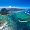 Mauritius Ocean Waterfall